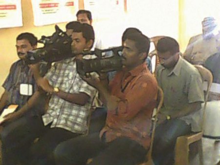 Reporters from various newspapers and channels at the press conference. Reporters from various newspapers and channels at the press conference.